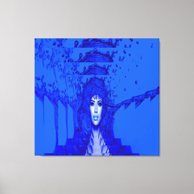 Blue Trance Canvas Print (Front)