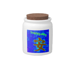 blue tranquility cookie jar