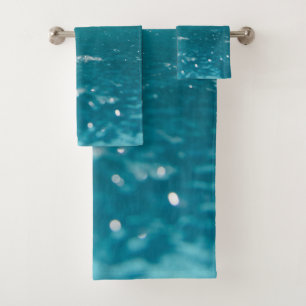 Blue Tranquility Pool Bliss 1 Bath Towel Set