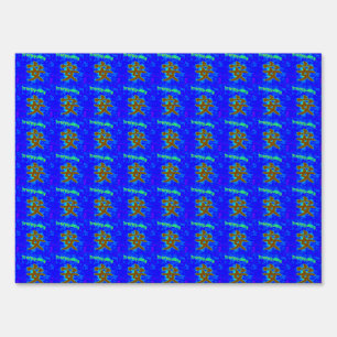 blue tranquility yard sign