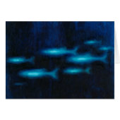 Blue Translucent Fish Silhouettes (Front Horizontal)
