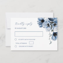 Blue Transparent Flower
