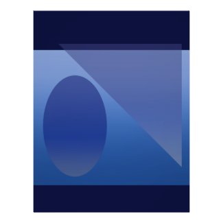 Blue Transparent Pad Background Flyer