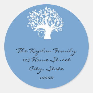 Blue Tree Life Envelope Seal
