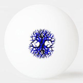 Blue Tree of Life Ping-Pong Ball