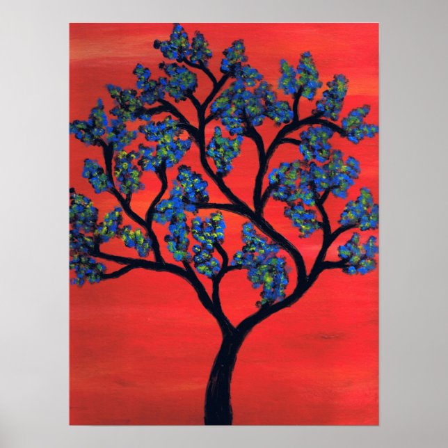 Blue Tree Poster (Front)