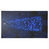 Blue Tree & Subliminal Snow Flakes Decorative Box (Front)