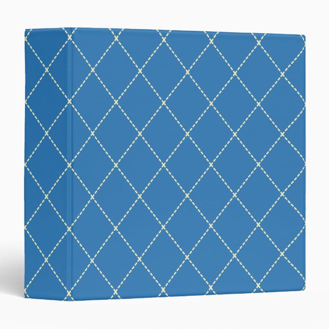 Blue Trellis Binder (Front/Spine)