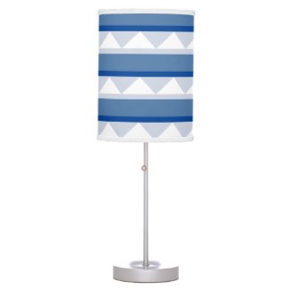 Blue Triangle Stripe Pattern 