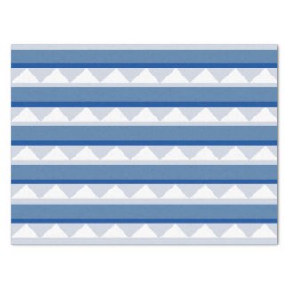 Blue Triangle Stripe Pattern