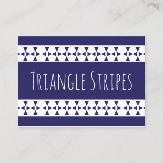 Blue Triangle Stripes Pattern