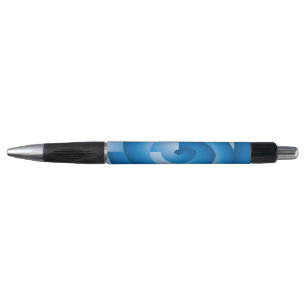 Blue triangles rotating pen