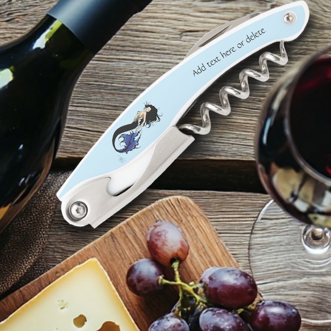 Blue Tribal Mermaid Waiter's Corkscrew (Creator Uploaded)