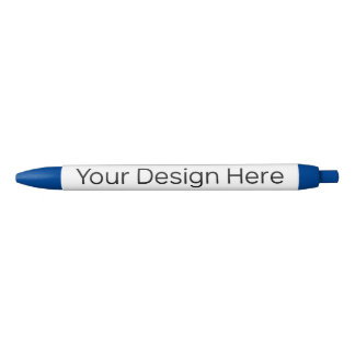 Blue Trim Pen with Black Ink