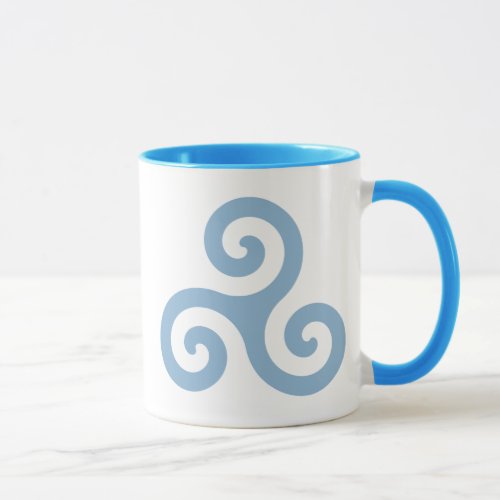 Blue Triskelion Mug