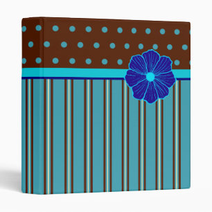 Blue Tropical Binder