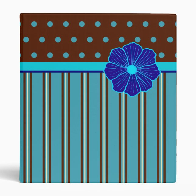 Blue Tropical Binder (Front)