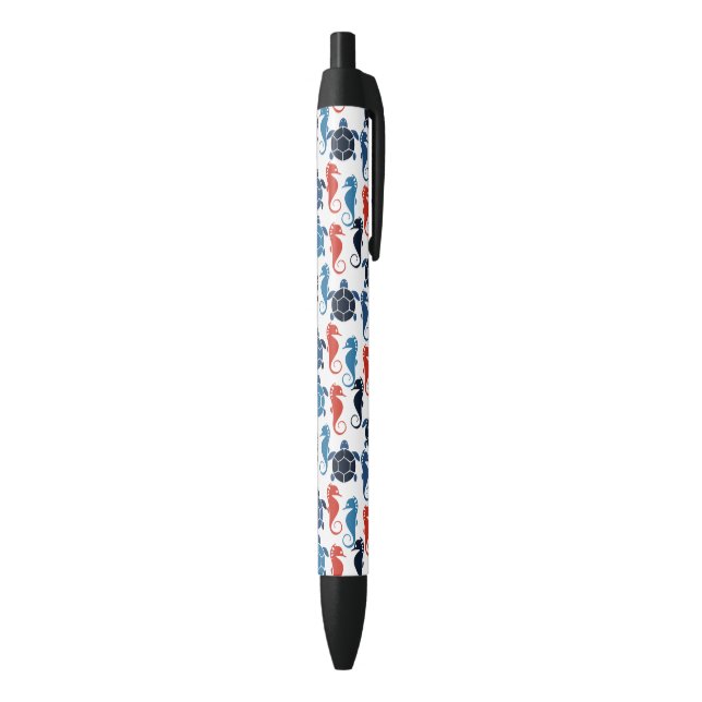 Blue Tropical Ocean Sea Turtle Seahorses Pen (Bottom (Vertical))