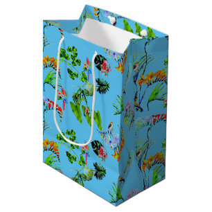 Blue Tropical Paradise Medium Gift Bag