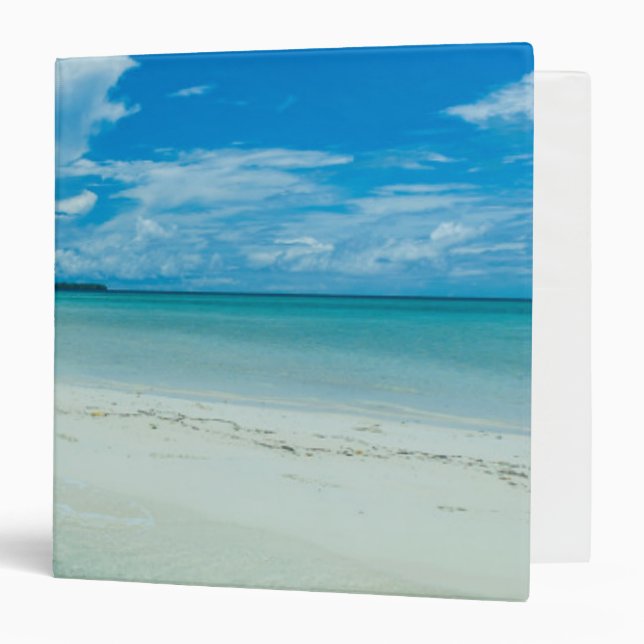 Blue tropical seascape, Palau 3 Ring Binder (Front/Inside)