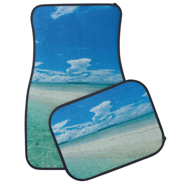 Blue tropical seascape, Palau Car Floor Mat (Set)
