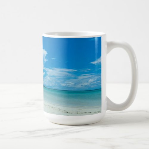 Blue tropical seascape Palau Coffee Mug