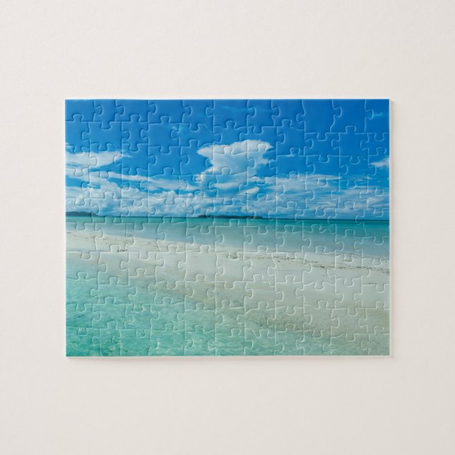 Blue tropical seascape, Palau Jigsaw Puzzle (Horizontal)