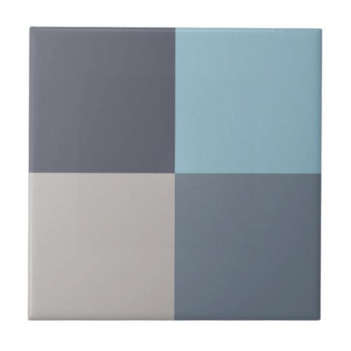 Blue Trout Gray Cotton Seed Tile