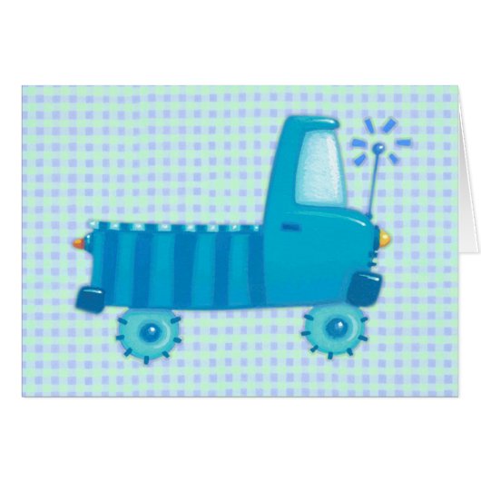 Blue Truck Cards (Front Horizontal)