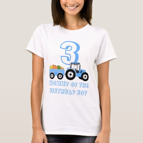 Blue Truck Farm Produce Mom Dad T_Shirt