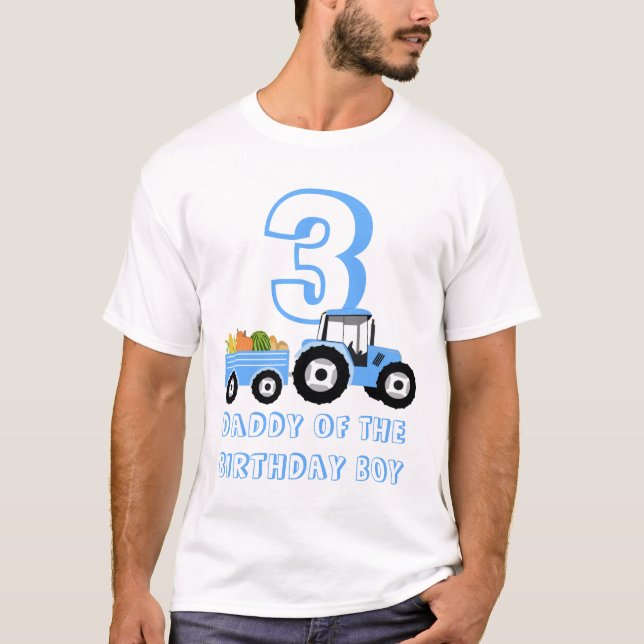 Blue Truck Farm Produce Mom Dad T-Shirt (Front)