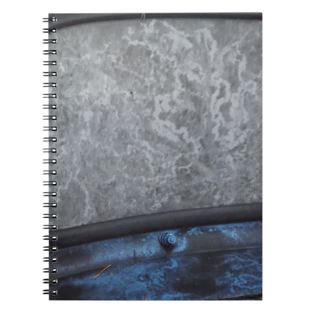 Blue Truck fosted window Notebook (Front)