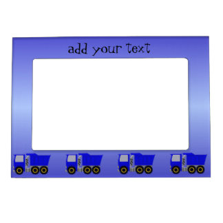 Blue Truck Magnetic Photo Frame