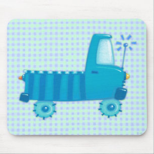 Blue Truck Mouse Pad