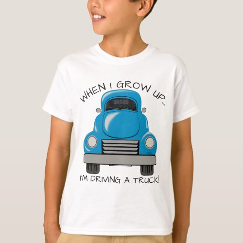 Blue Truck Personalised  Shirt