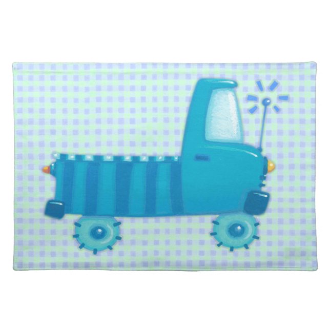 Blue Truck Placemat (Front)