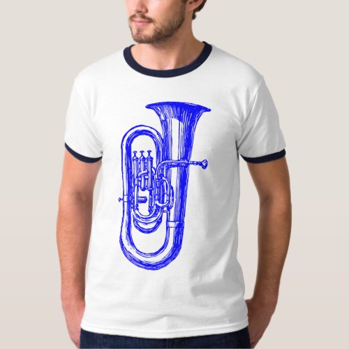 Blue Tuba T_Shirt