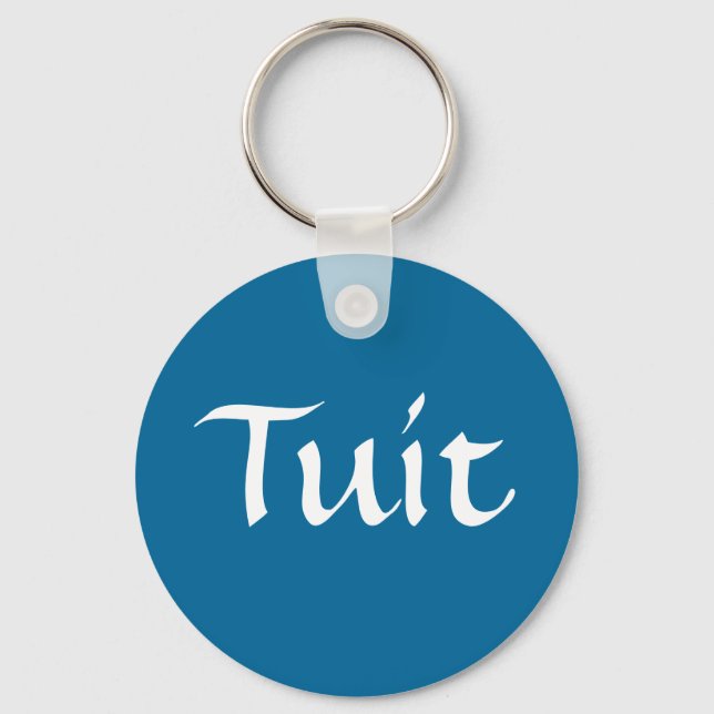 Blue Tuit Keychain (Front)