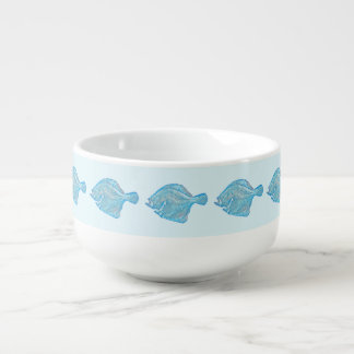 Blue Turbot Soup Mug
