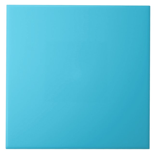 Blue Turquoise color Ceramic Tile (Front)