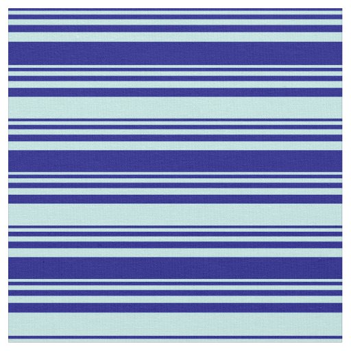 Blue & Turquoise Lined/Striped Pattern Fabric