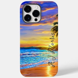 Blue Turquoise Ocean Sunset Case-Mate iPhone 14 Pro Max Case