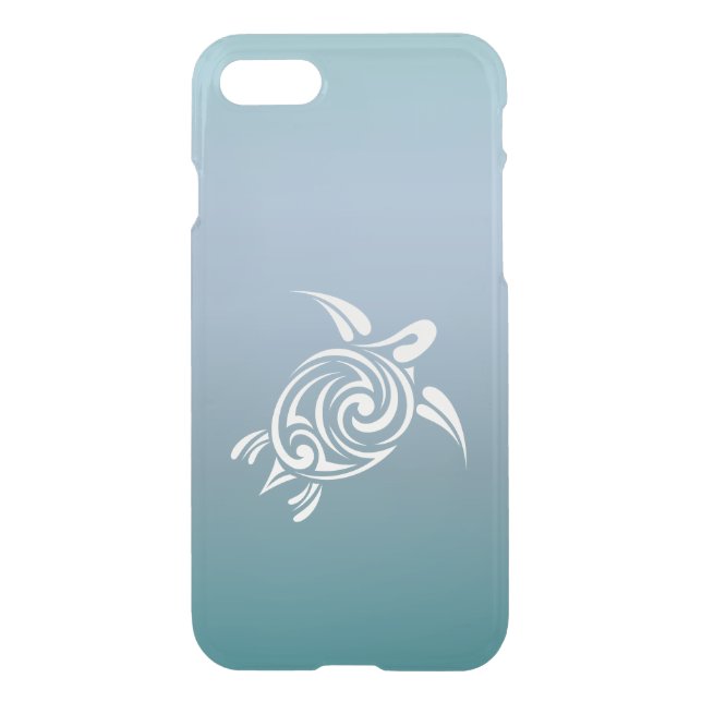Blue Turtle Animal Hawaii Tropical Beachstyle Uncommon iPhone Case (Back)