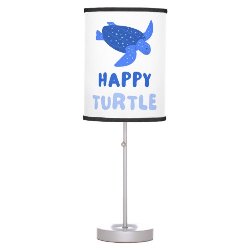 Blue Turtle Environment Earth Save Our Planet Table Lamp