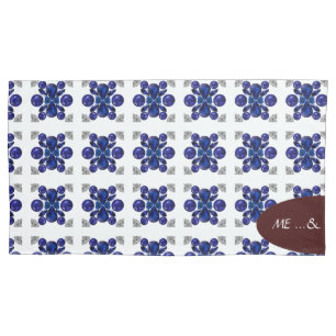 Blue Turtle Pattern Pillow Case