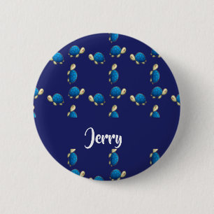blue turtles button