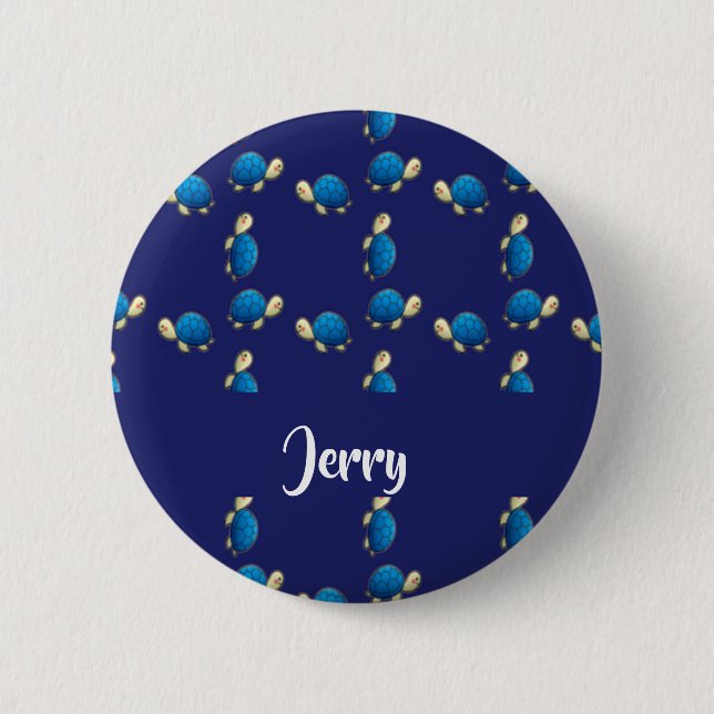 blue turtles button (Front)