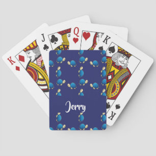 blue turtles poker cards