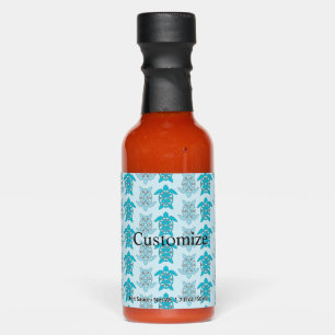 Blue Turtles Swimming Thunder_Cove Hot Sauces