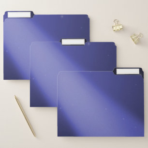 Blue Twilight Moon ombre File Folder